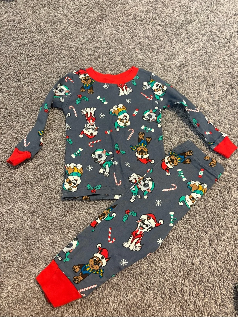 Paw Patrol Christmas Pjs // 18m